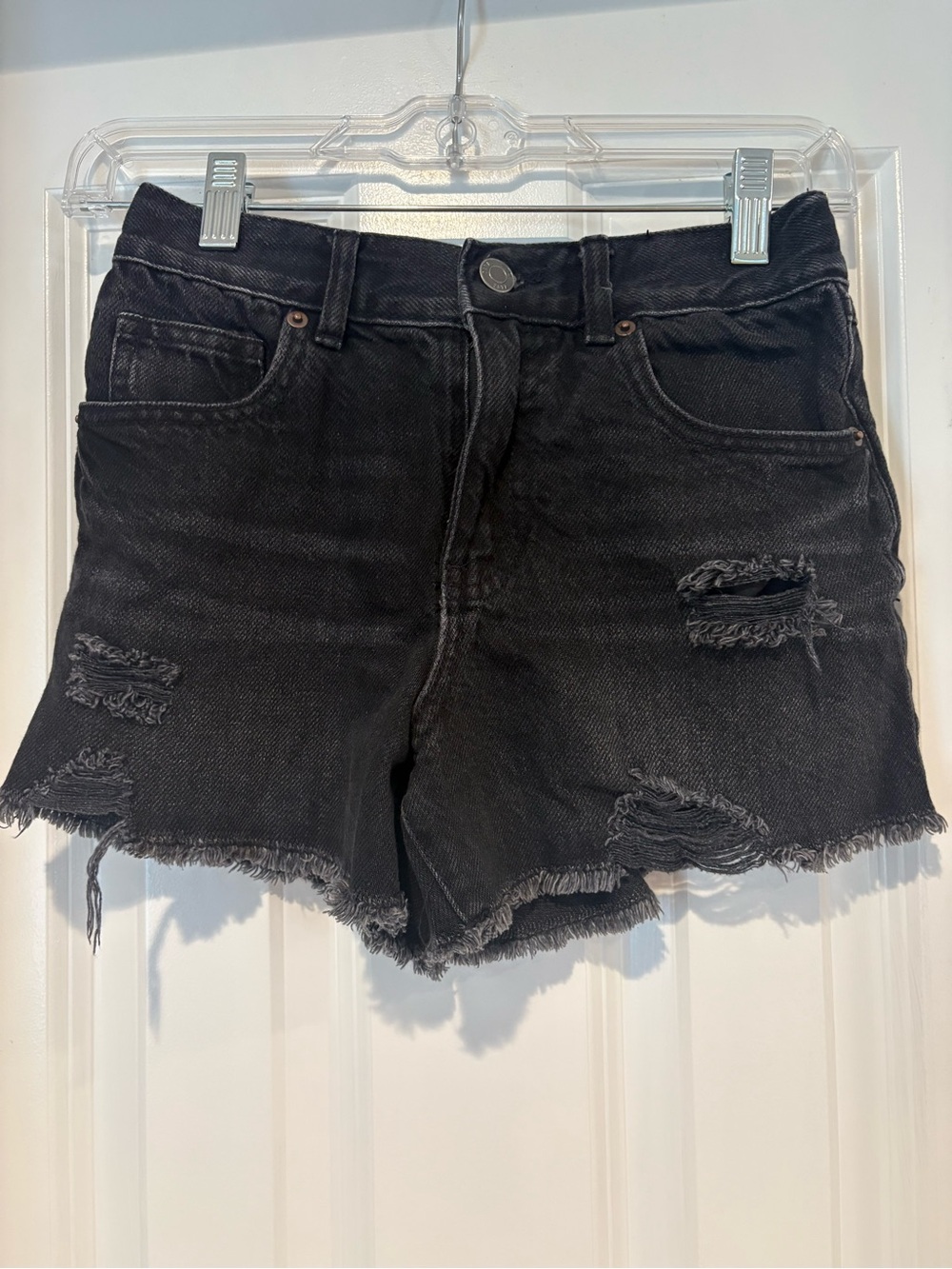 Zara Girls Ripped Denim Shorts Size 11-12 Years
